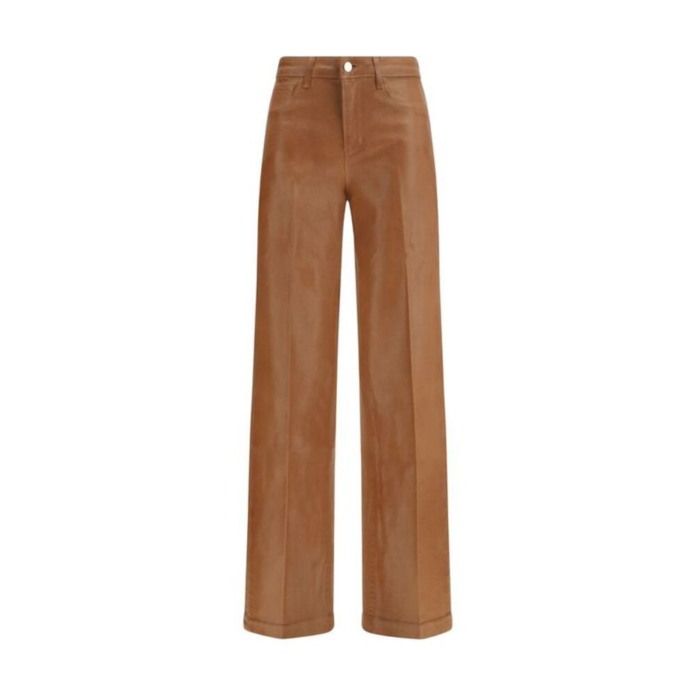L'Agence Beige Cotton Jeans Women's Denim